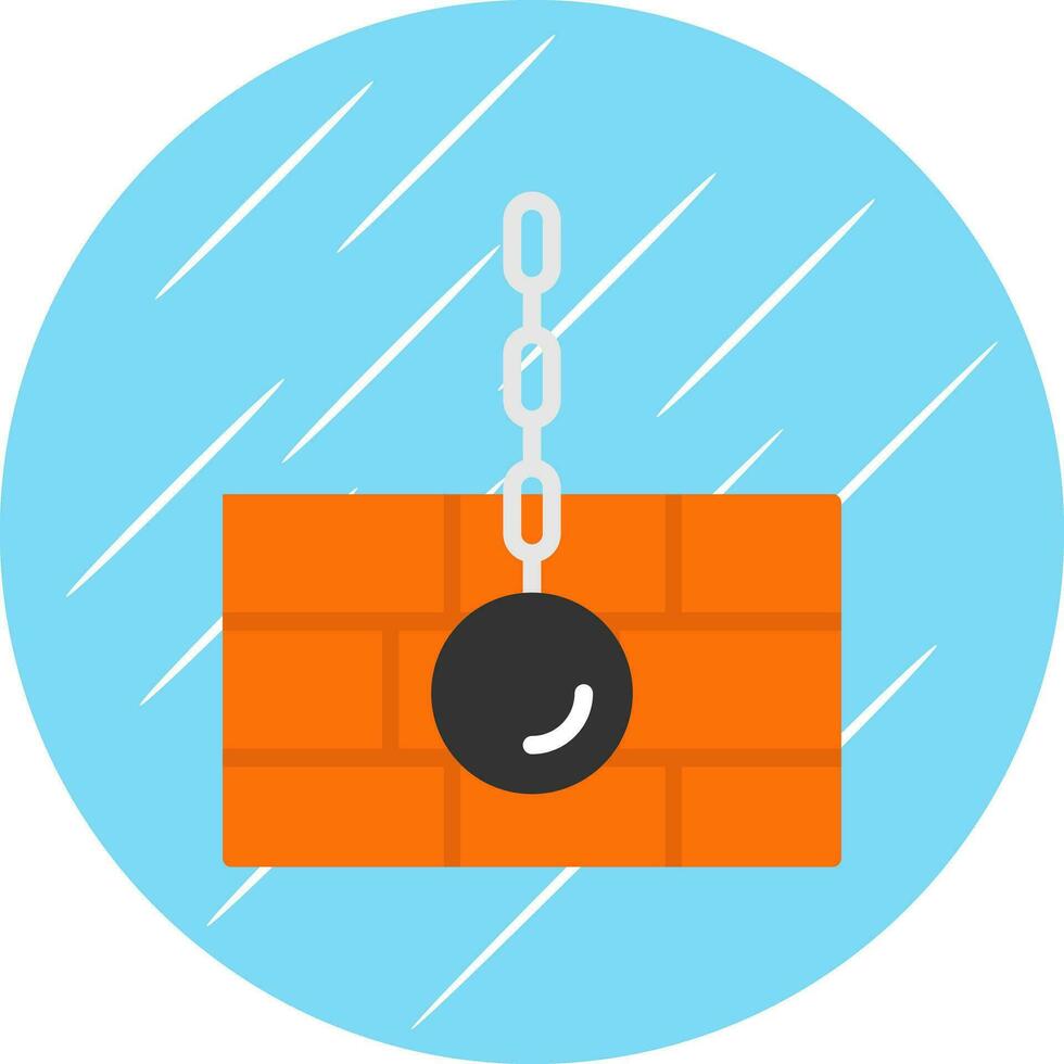 Wrecking ball Vector Icon Design