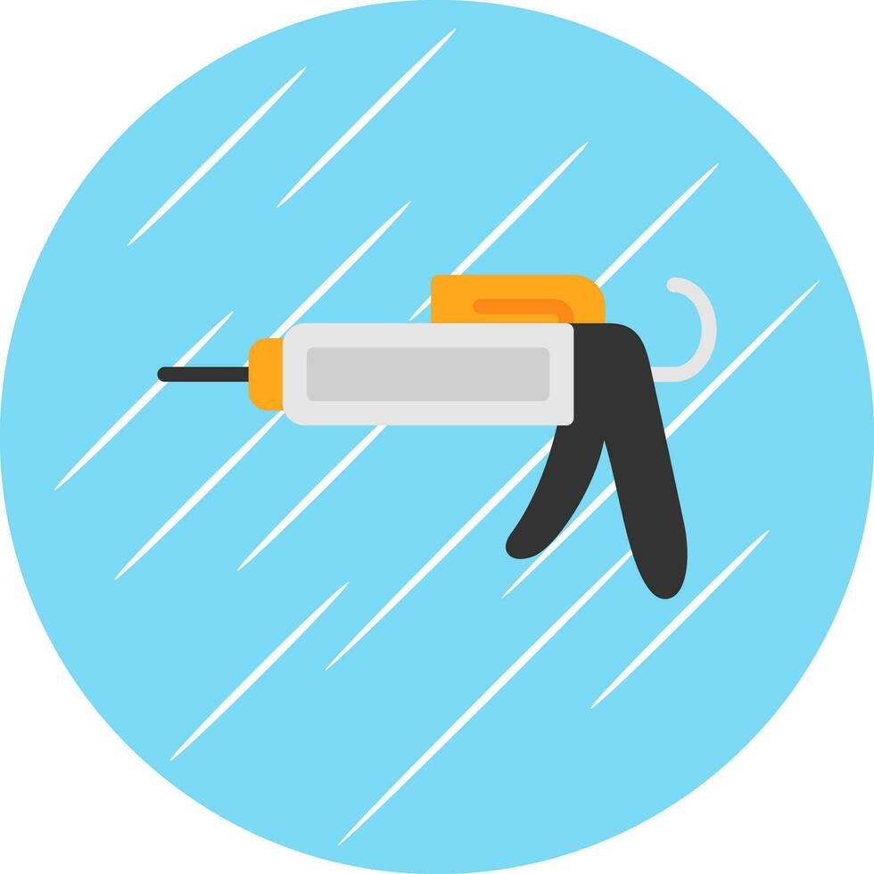 Caulk gun Vector Icon Design