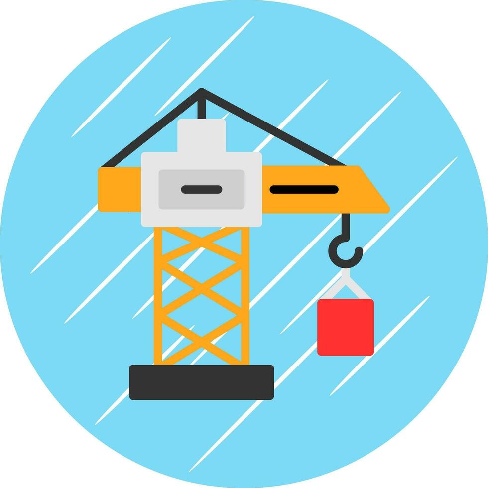Crane Vector Icon Design