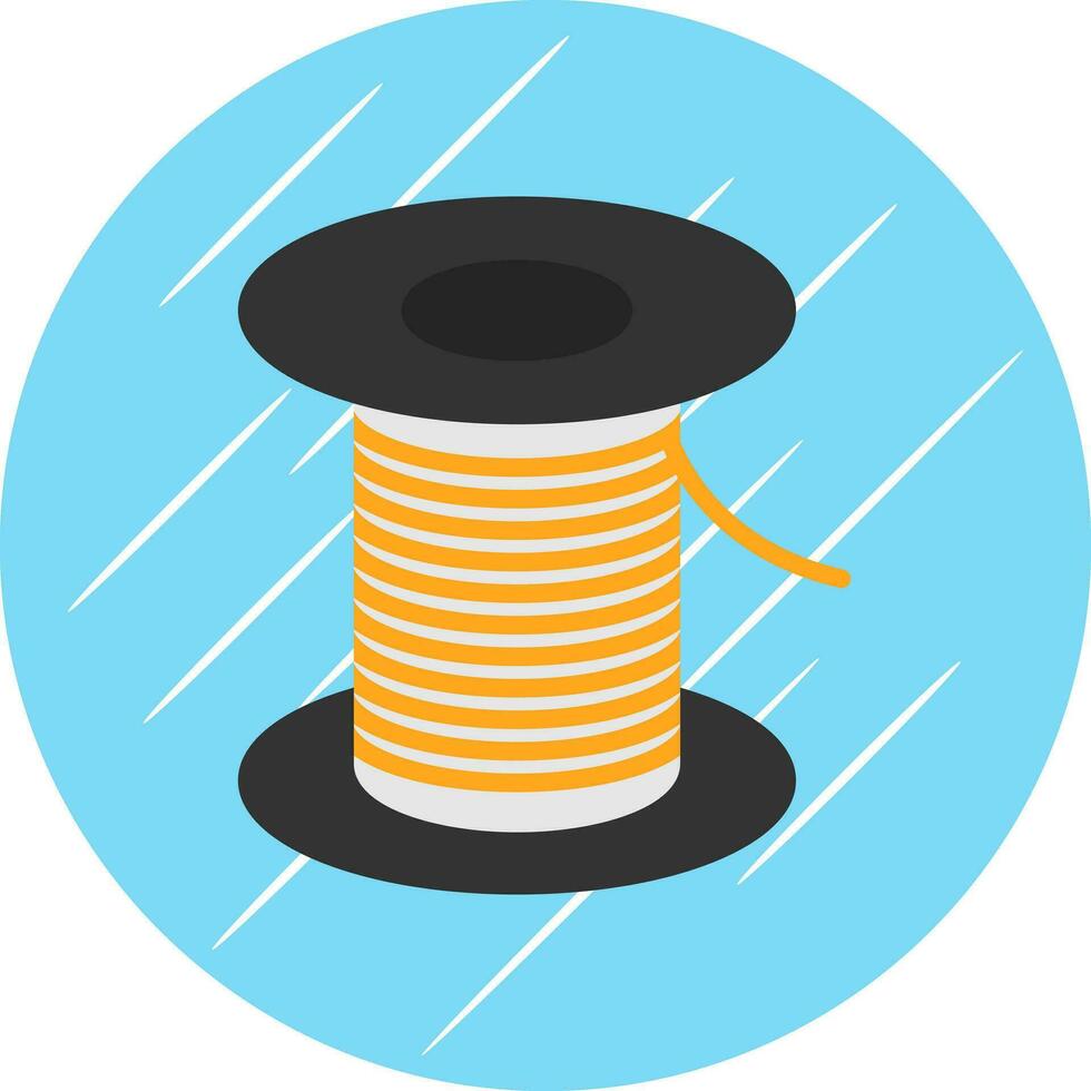 Wire roll Vector Icon Design