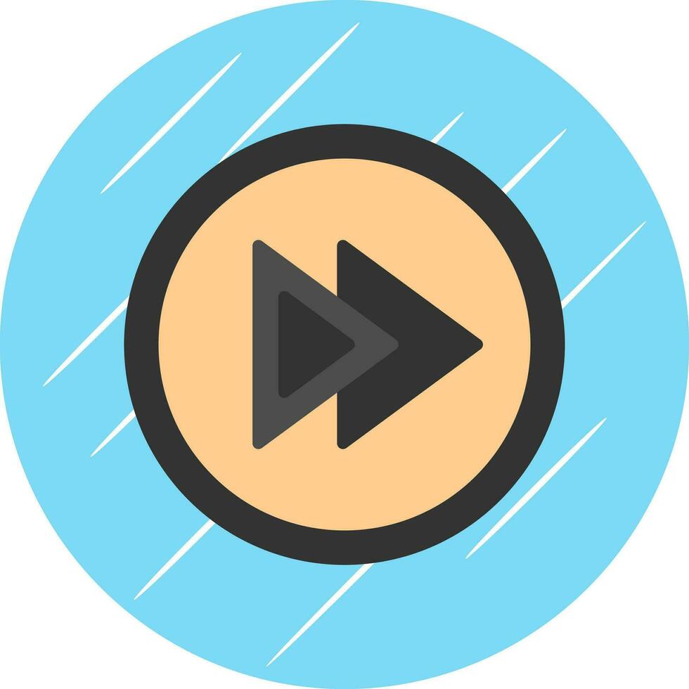 Fast Forward Vector Icon Design