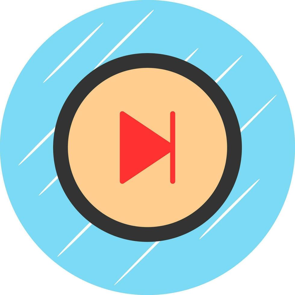 Skip Vector Icon Design