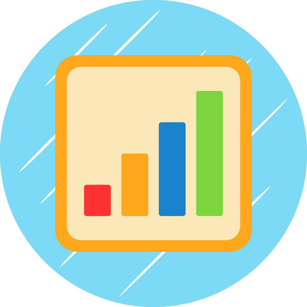 Signal Bars Vector Icon Design