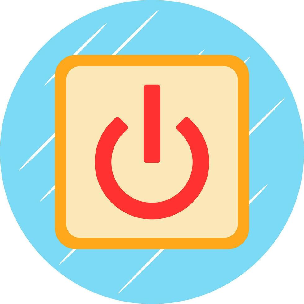 Power Button Off Vector Icon Design