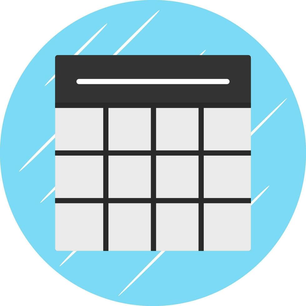 Table Grid Vector Icon Design