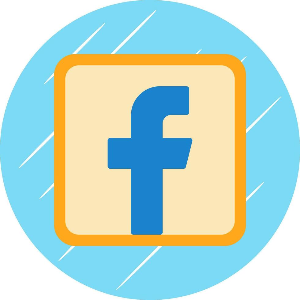 Facebook logo vector icono diseño