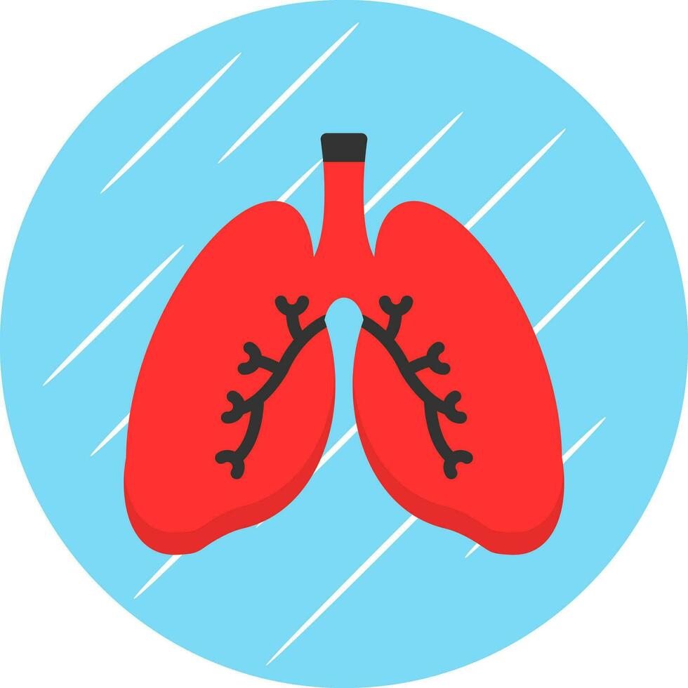 Lungs Vector Icon Design