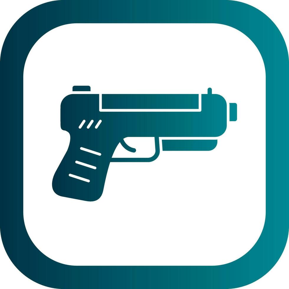 Pistol Vector Icon Design