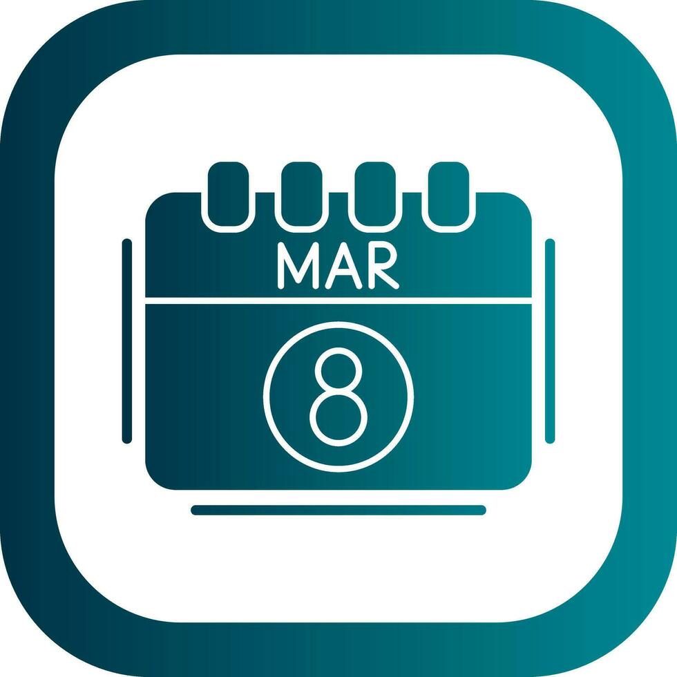 March Vector Icon Design