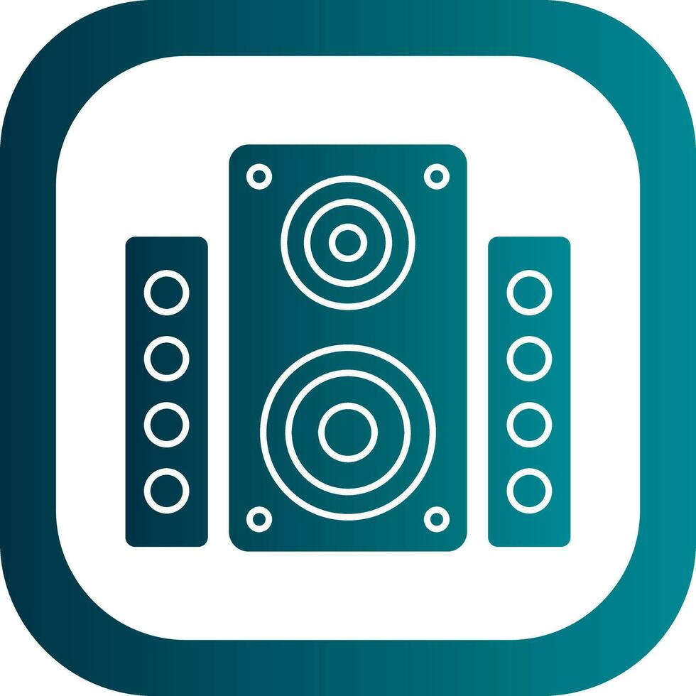Speaker Vector Icon Design