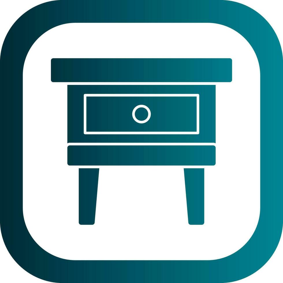 Night Stand Vector Icon Design