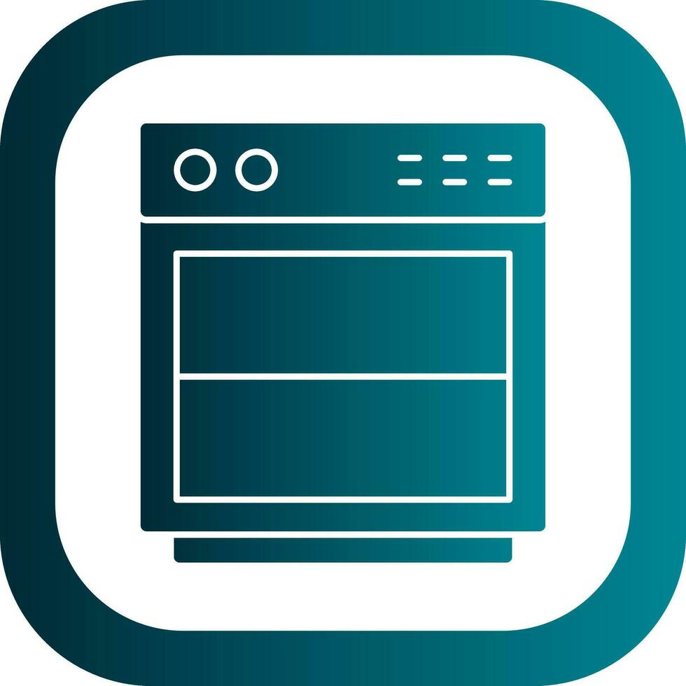 Dishwasher Vector Icon Design