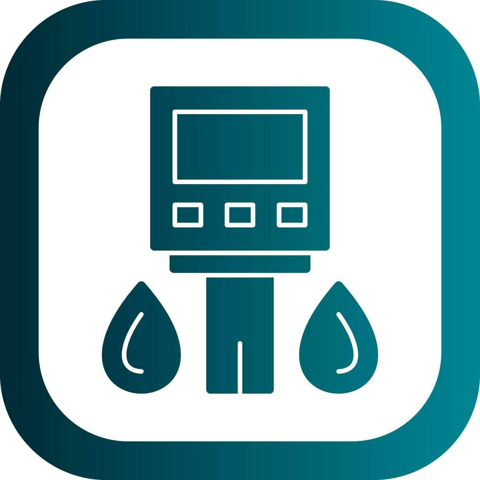Glucometer Vector Icon Design