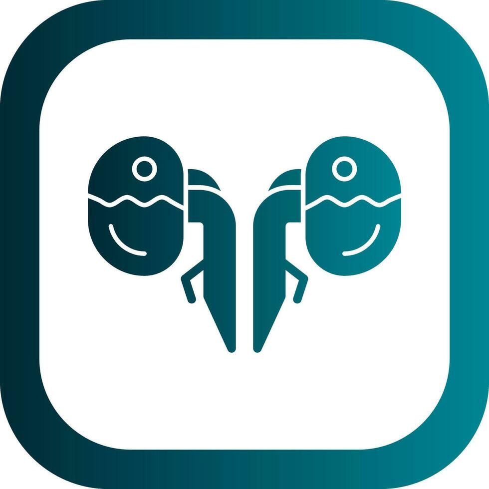Kidneys Vector Icon Design