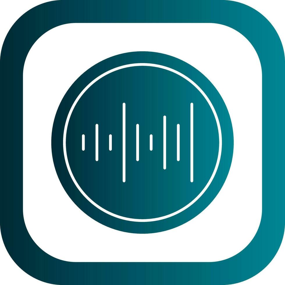 Sound waves Vector Icon Design