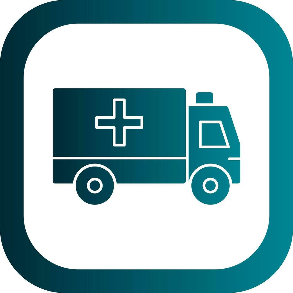 diseño de icono de vector de ambulancia