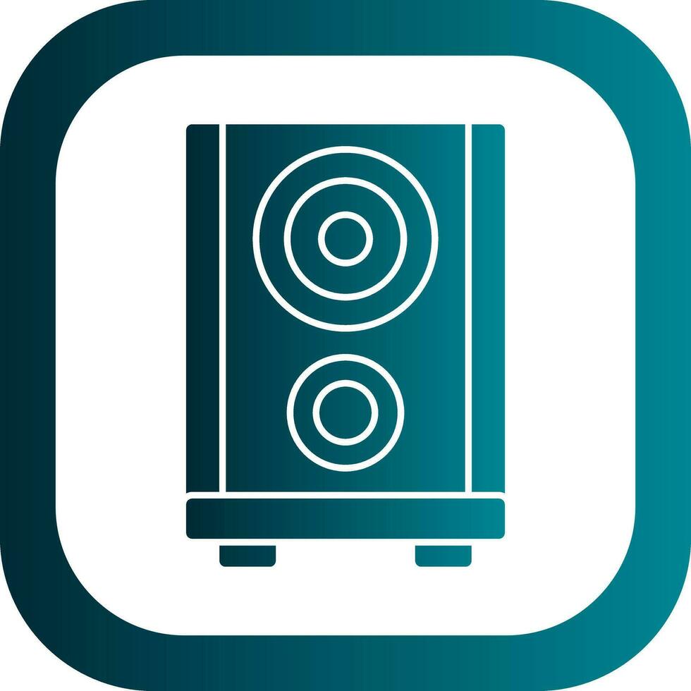 Sound box Vector Icon Design