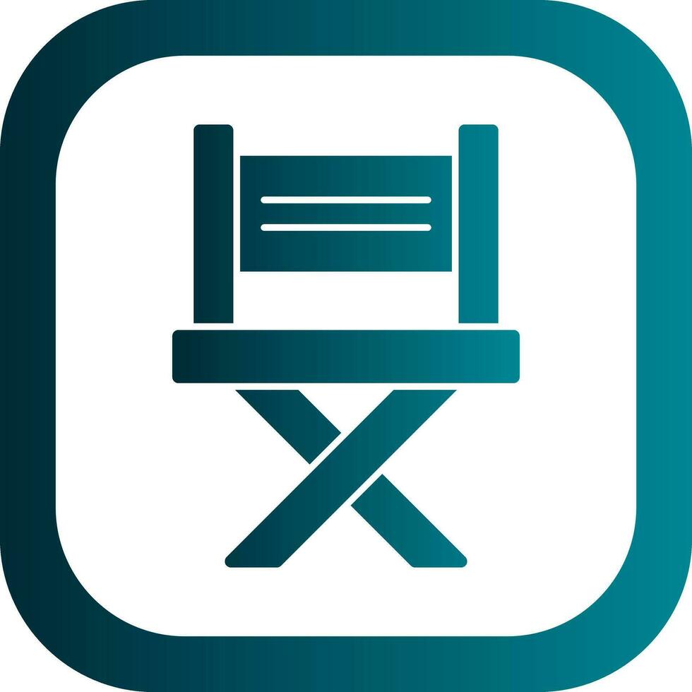 Director chair Vector Icon Design