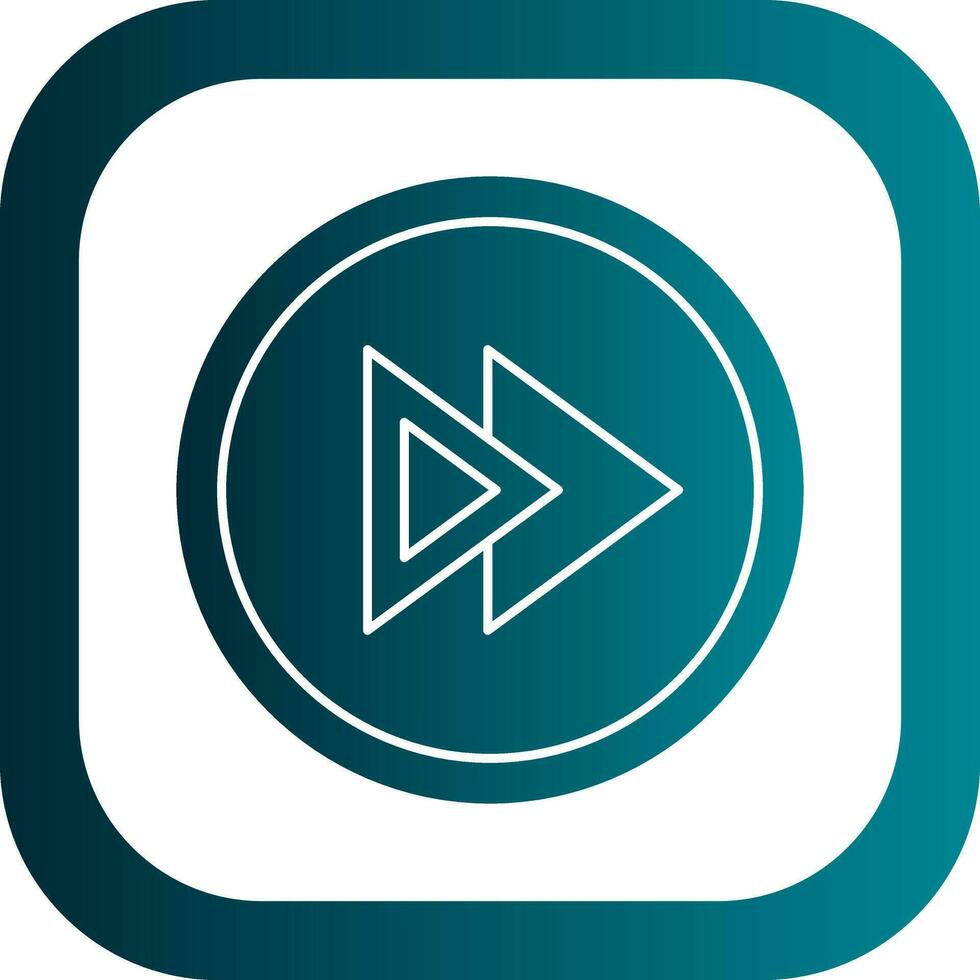 Fast Forward Vector Icon Design