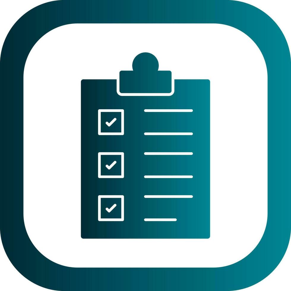 List Vector Icon Design