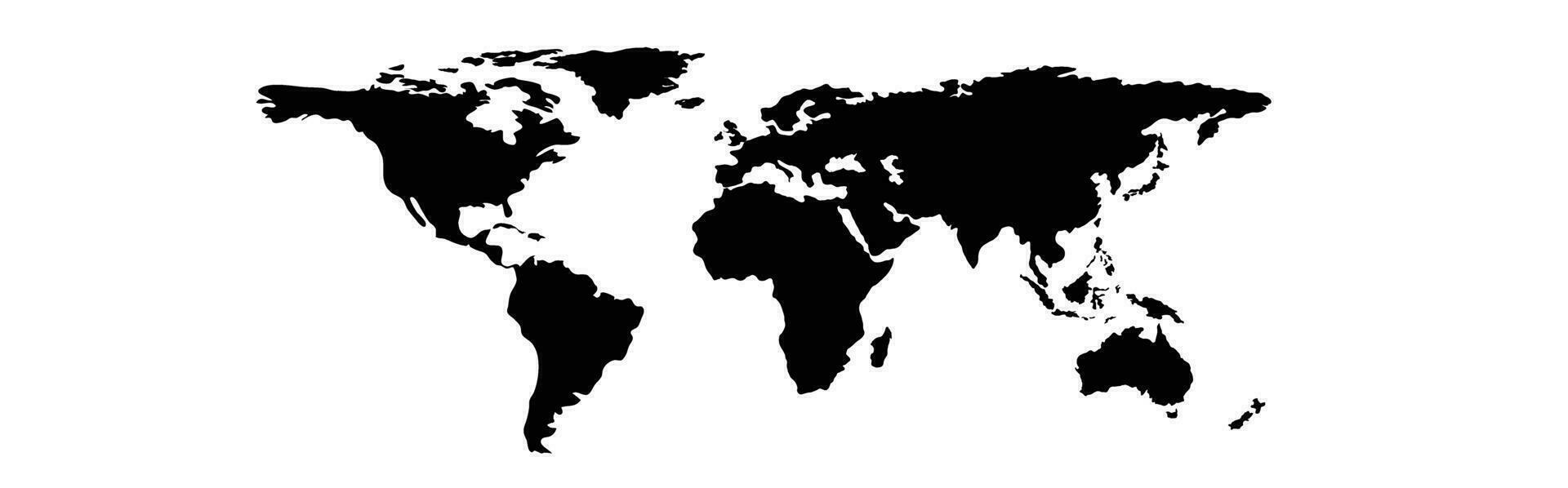 mundo mapa geografía globo tierra vector