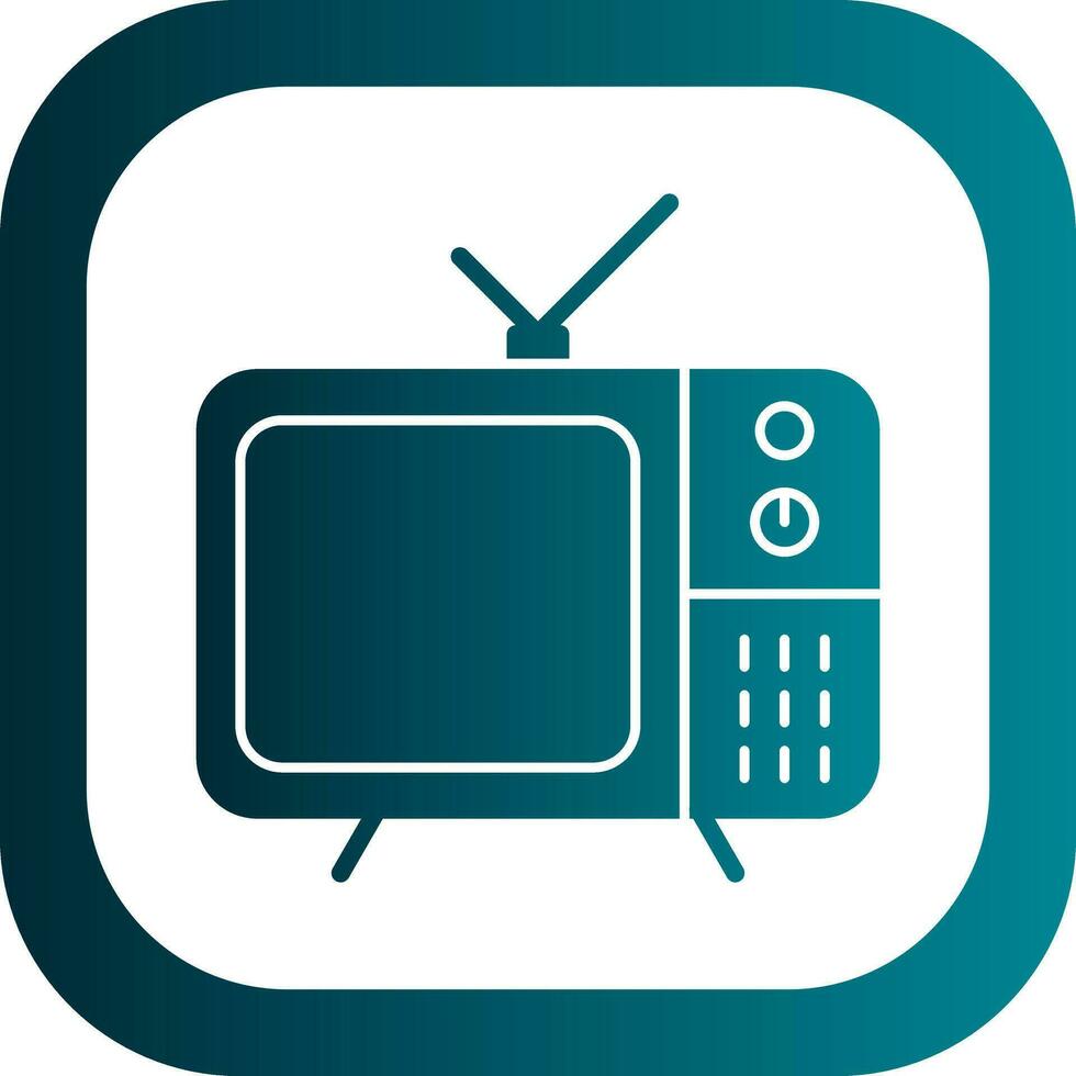 Television Vector Icon Design