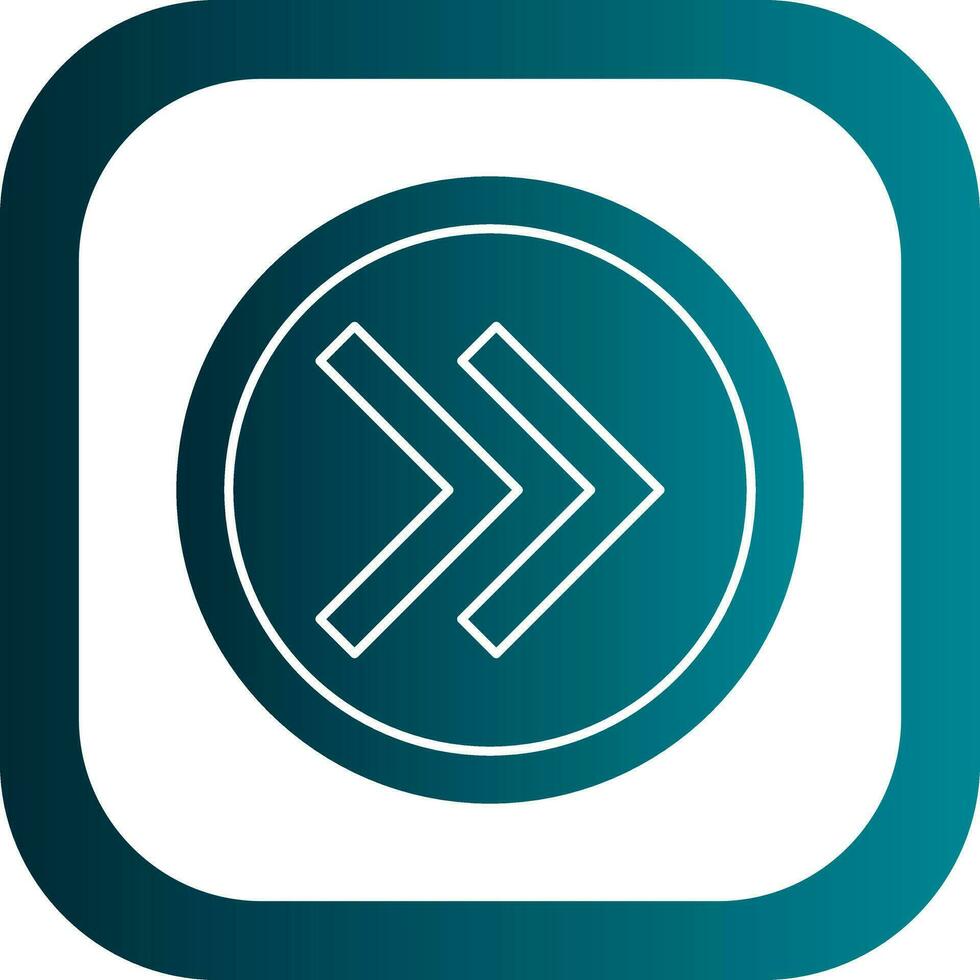 Right Chevron Vector Icon Design