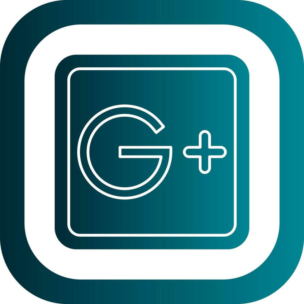 Google Plus Vector Icon Design