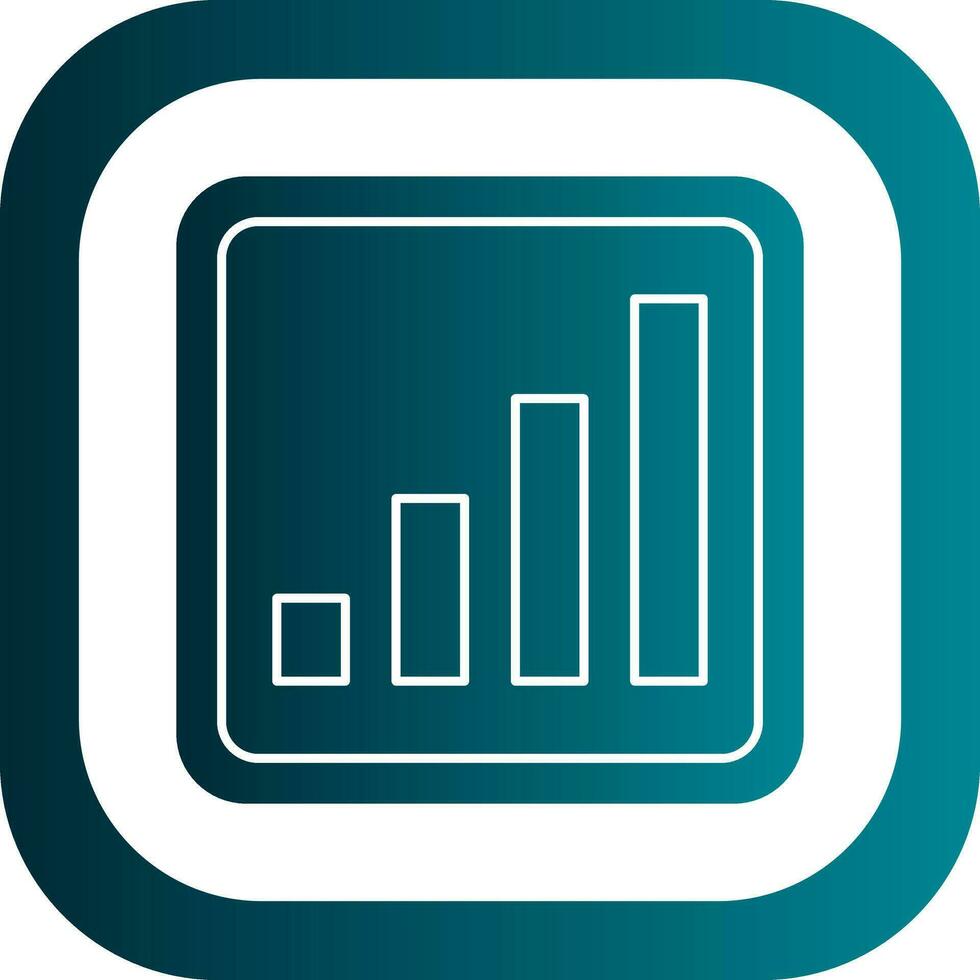 Signal Bars Vector Icon Design
