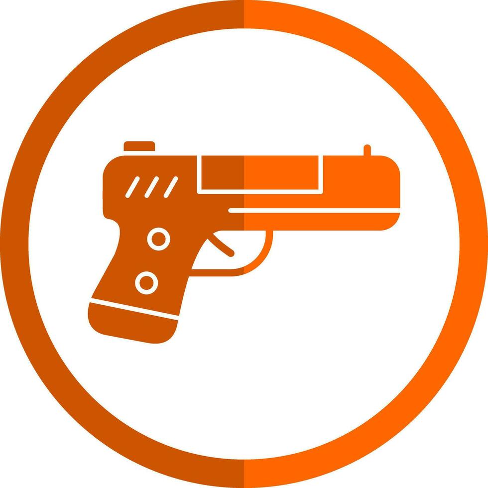 Handgun Vector Icon Design