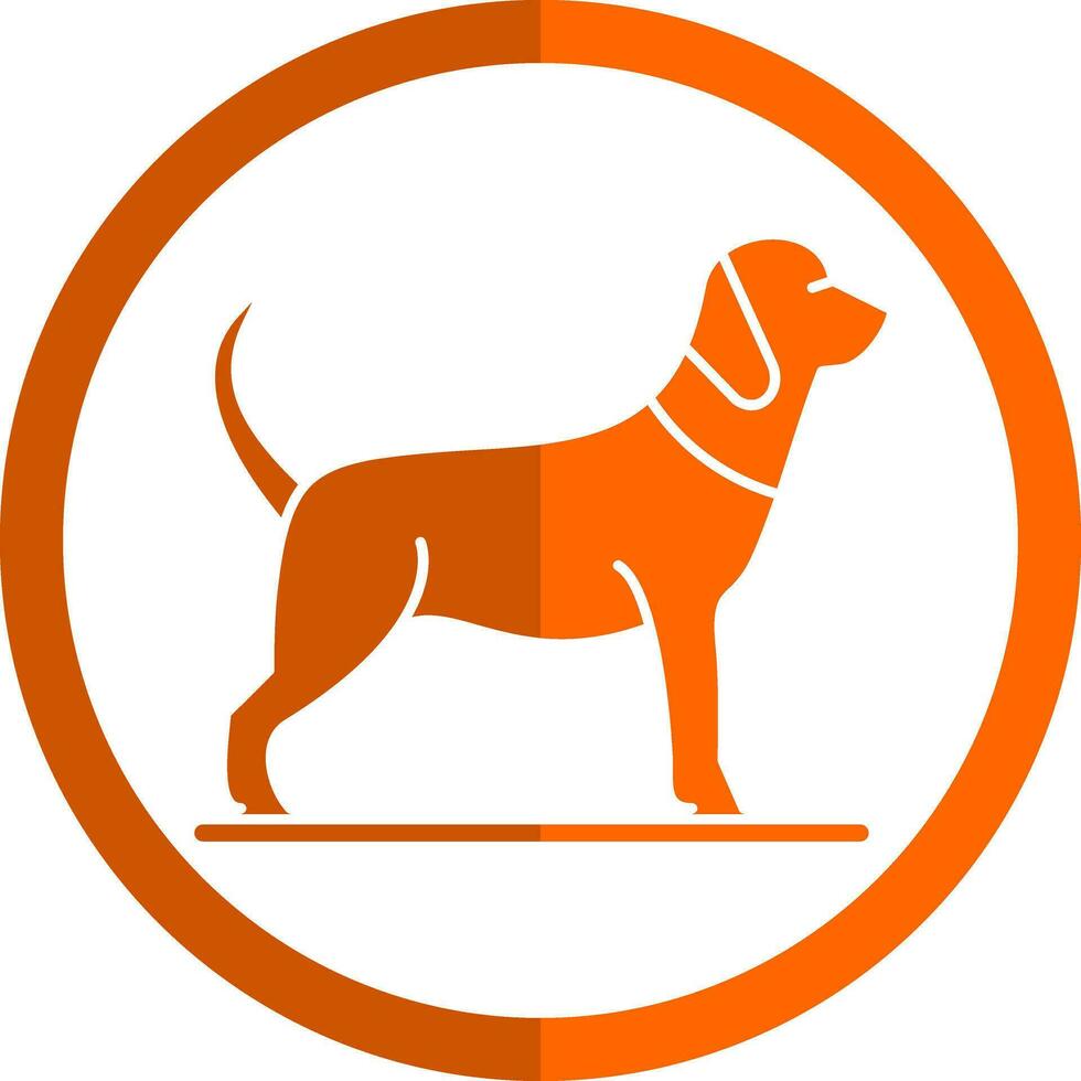 diseño de icono de vector de perro