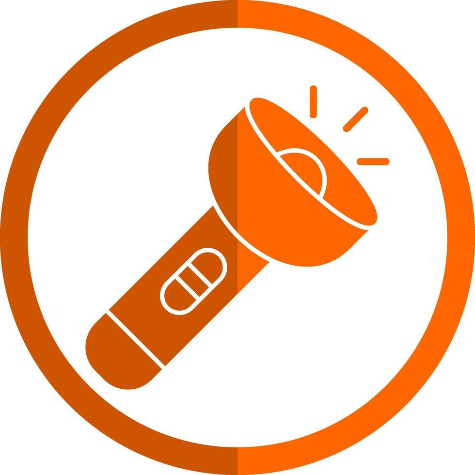 Flashlight Vector Icon Design