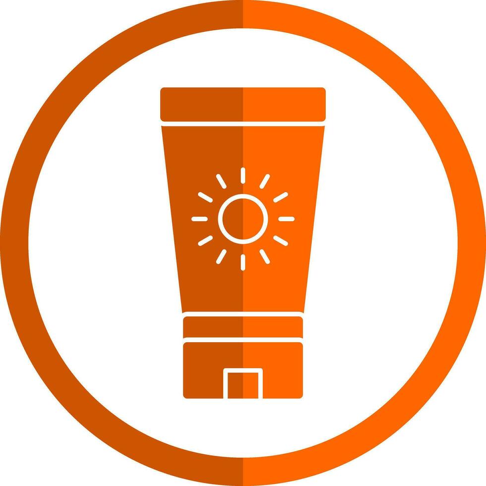 Sun block Vector Icon Design