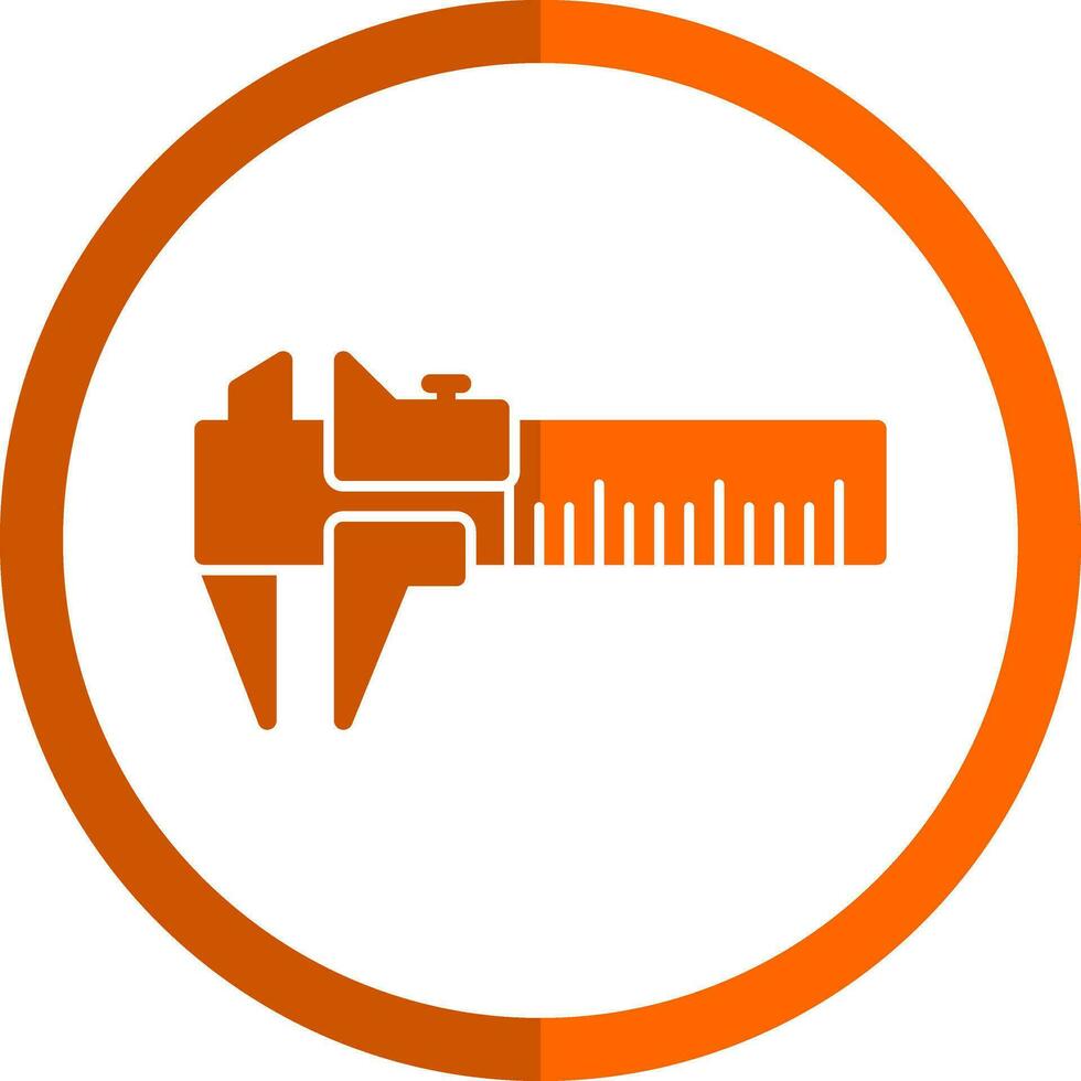Caliper Vector Icon Design