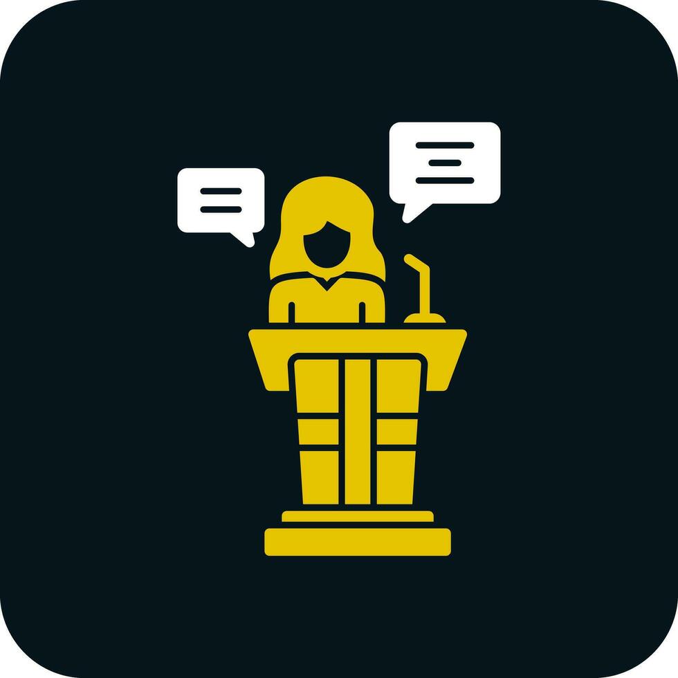 Speech Vector Icon Design