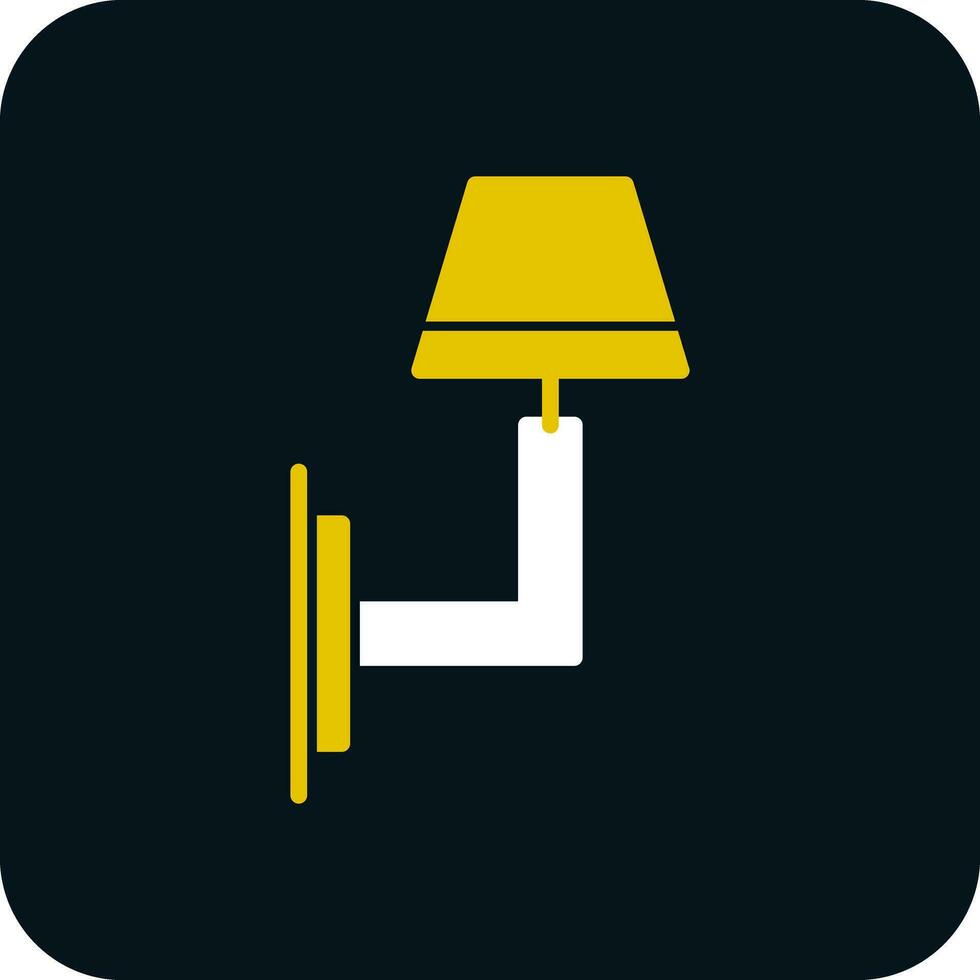 Wall Light Vector Icon Design