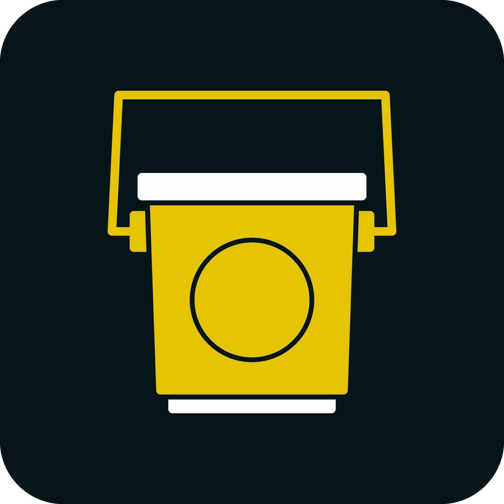 Bucket Vector Icon Design