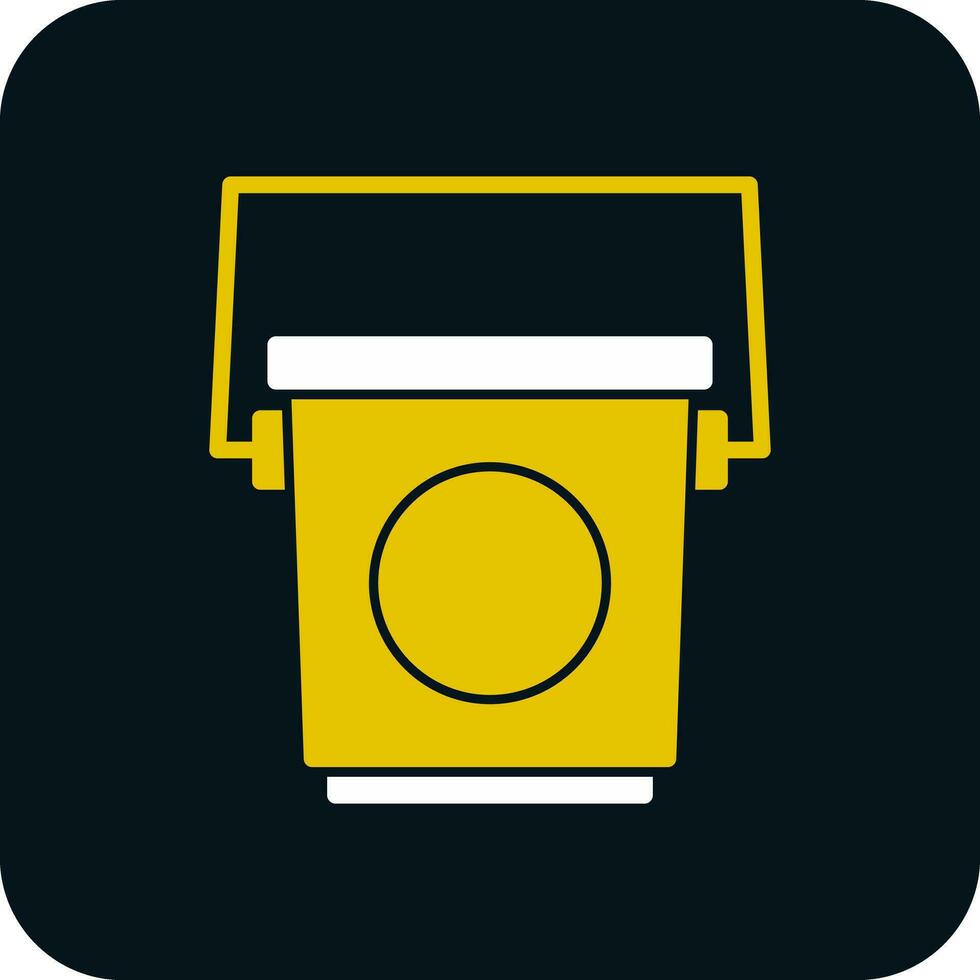 Bucket Vector Icon Design