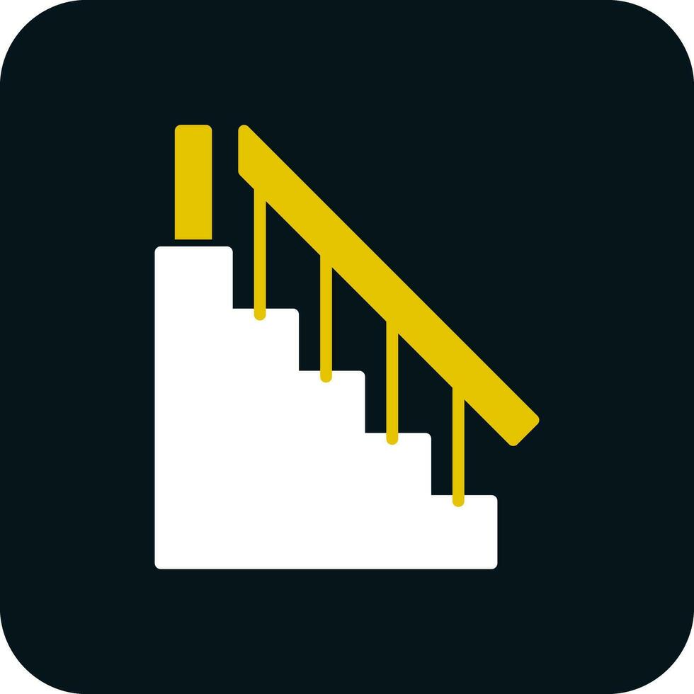 diseño de icono de vector de escalera