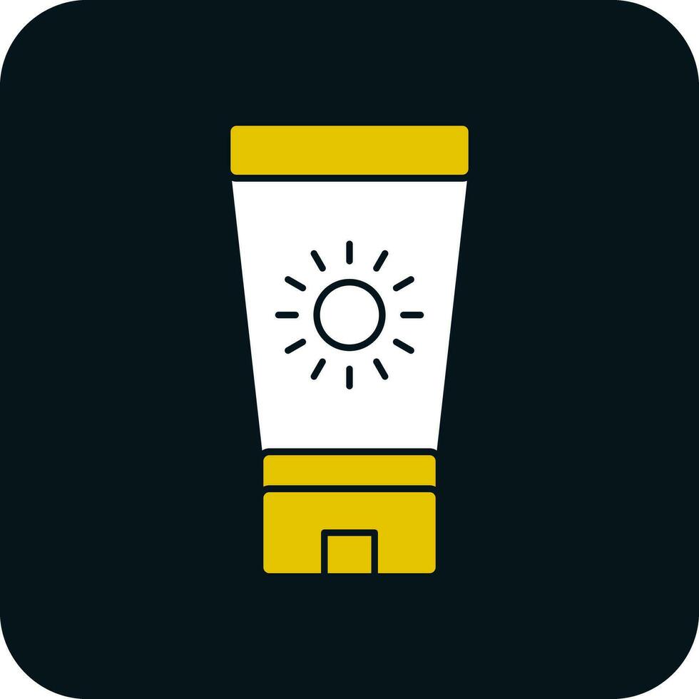 Sun block Vector Icon Design