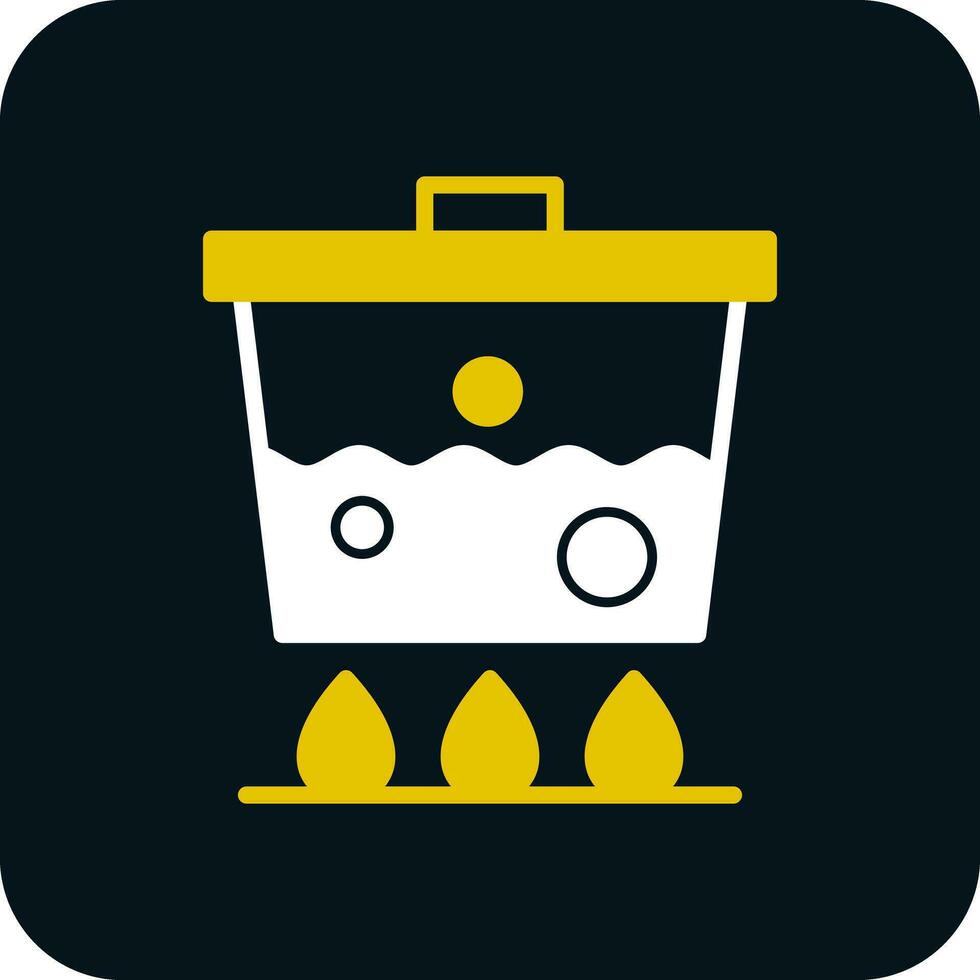 Boiling Vector Icon Design