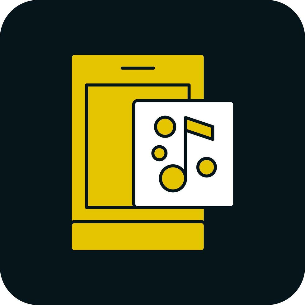 Music app Vector Icon Design