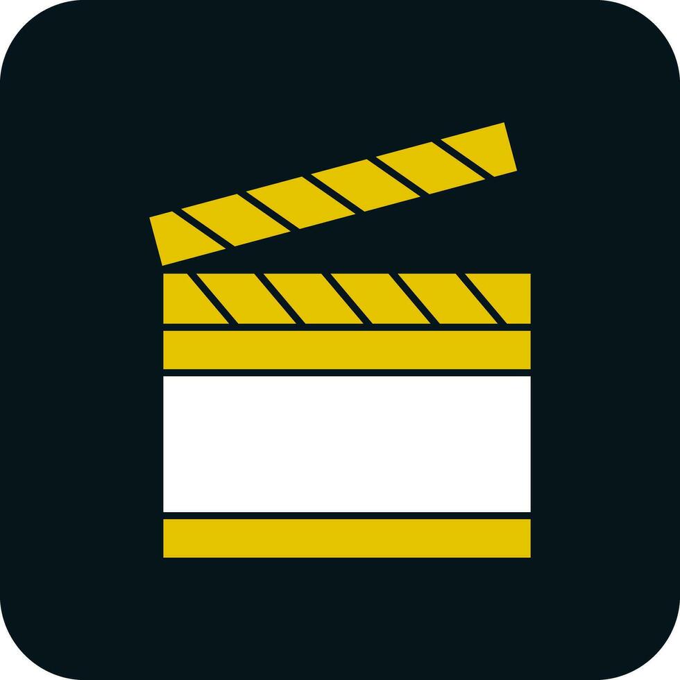 Clapperboard Vector Icon Design