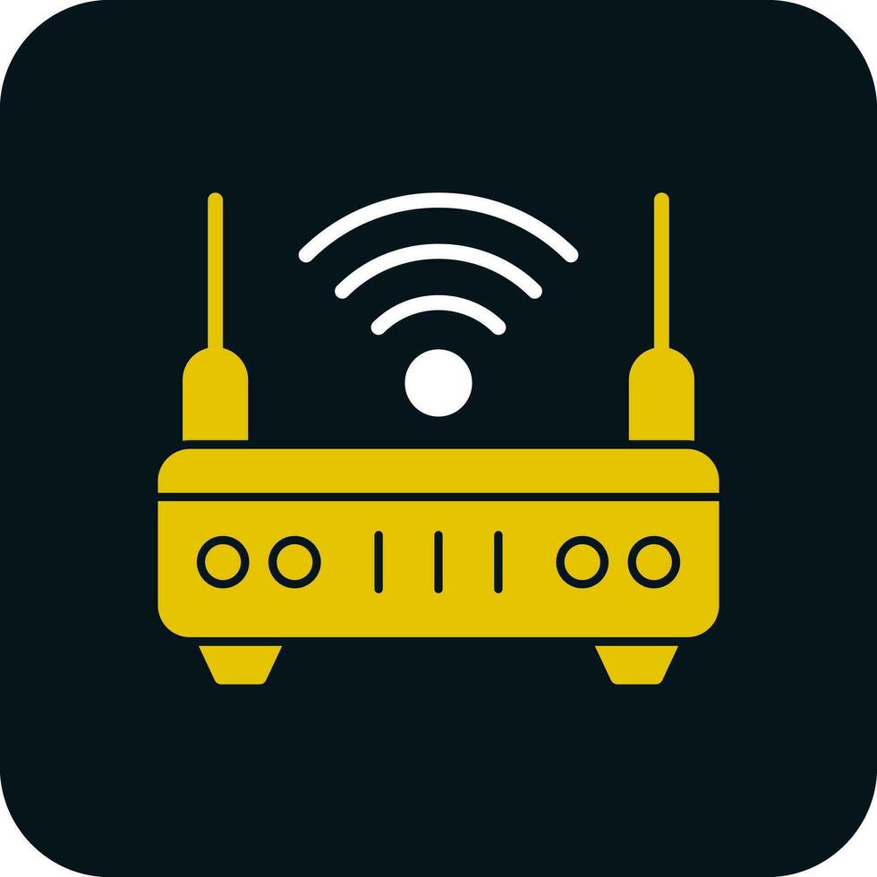 Router Vector Icon Design