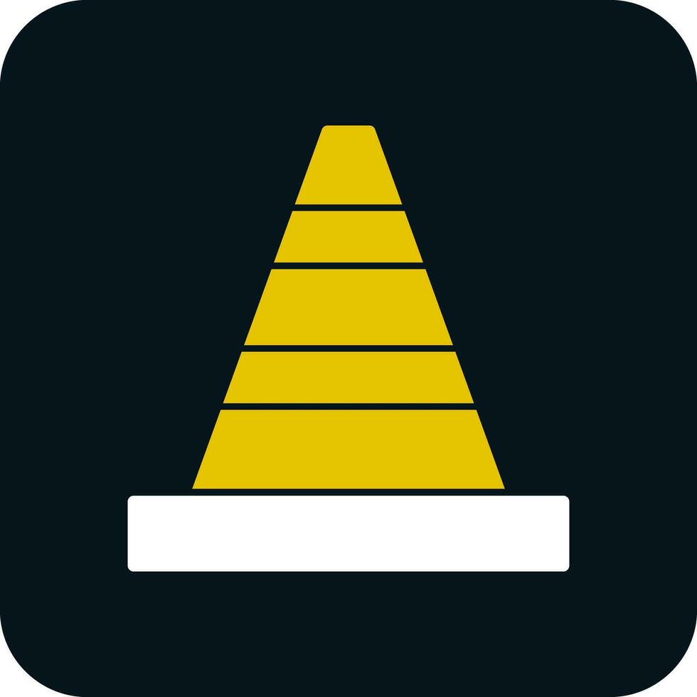 Traffic cone Vector Icon Design