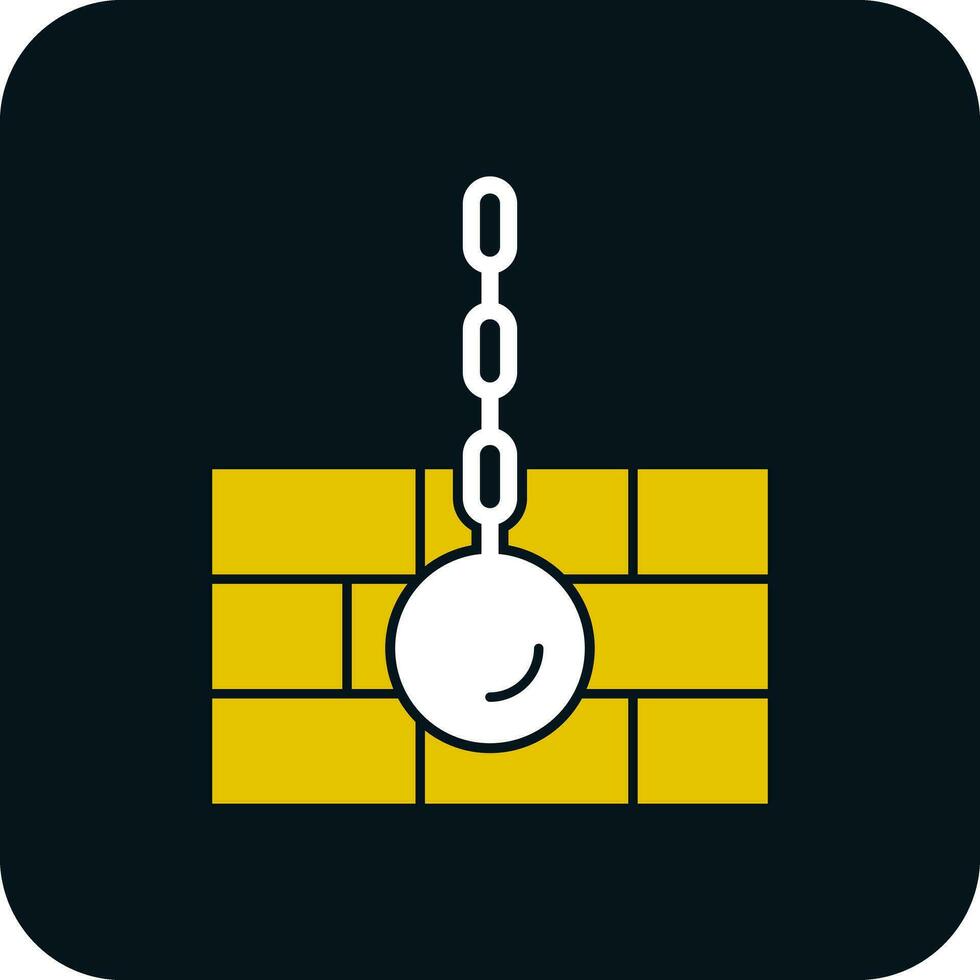 Wrecking ball Vector Icon Design