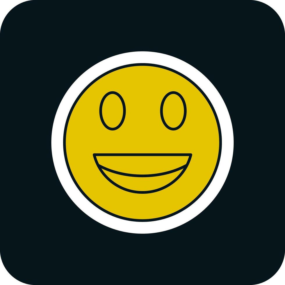 diseño de icono de vector de sonrisa