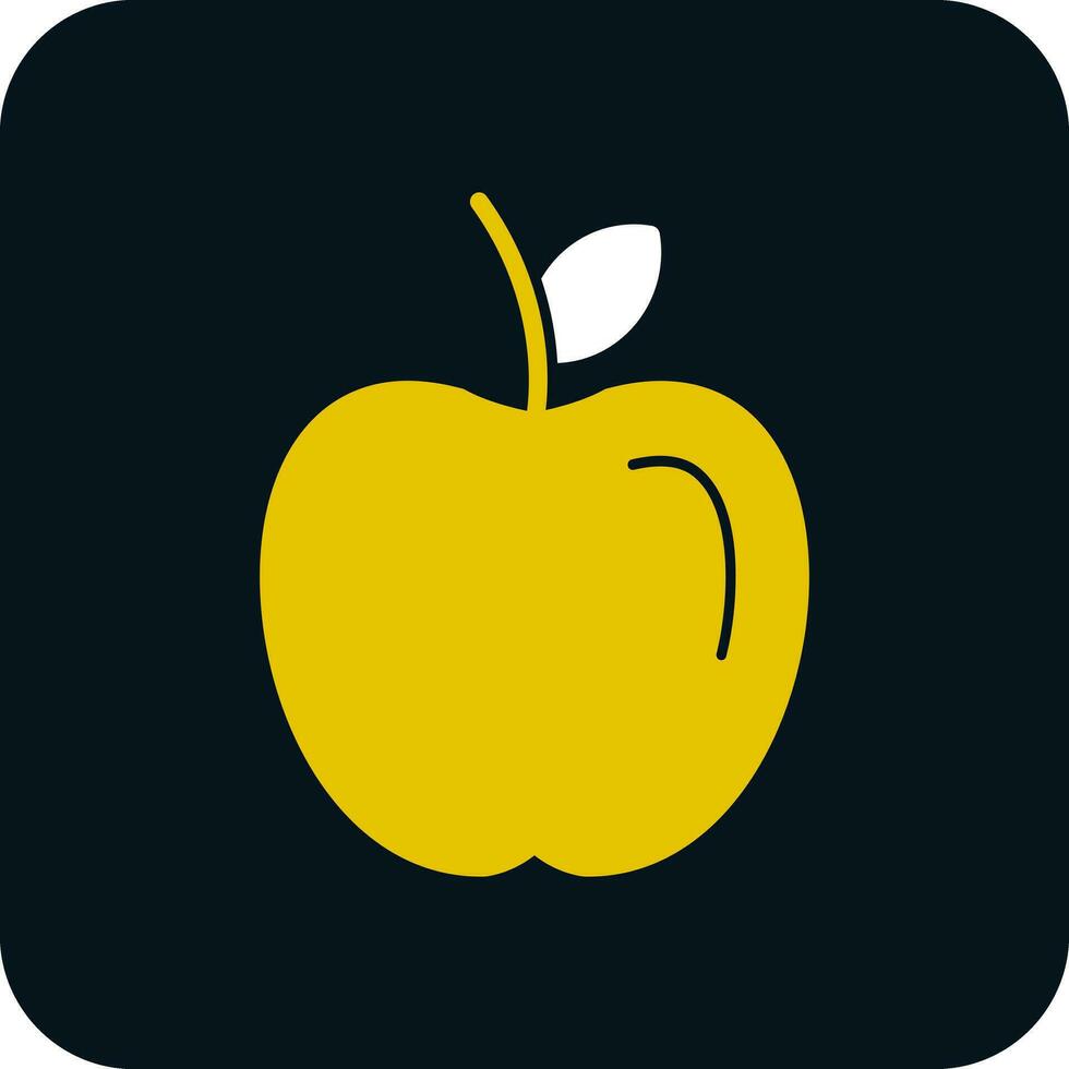 manzana Fruta vector icono diseño