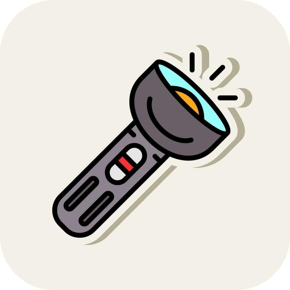 Torch Vector Icon Design