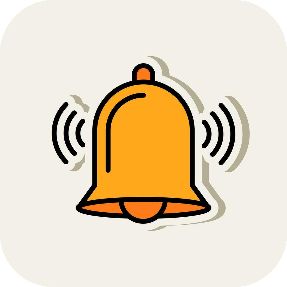 alarma campana vector icono diseño